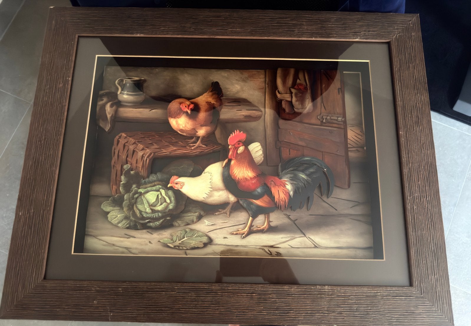 3D kunstwerk om op te hangen, Ophalen