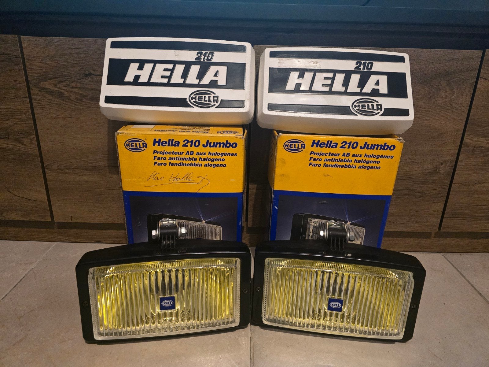 Lampes halogènes vintage Hella Jumbo 210, Autos : Pièces & Accessoires, Enlèvement ou Envoi, BMW
