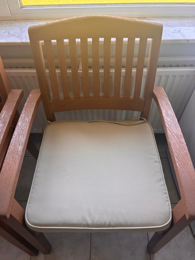 Terrasstoelen, Tuin en Terras, Tuinsets en Loungesets, Ophalen, Zo goed als nieuw