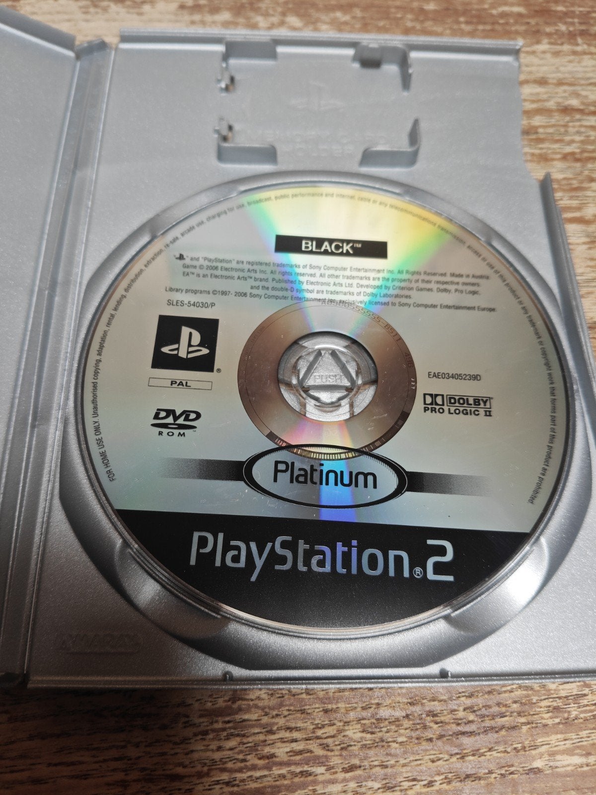 PS2: BLACK, Ophalen, Zo goed als nieuw, Avontuur en Actie