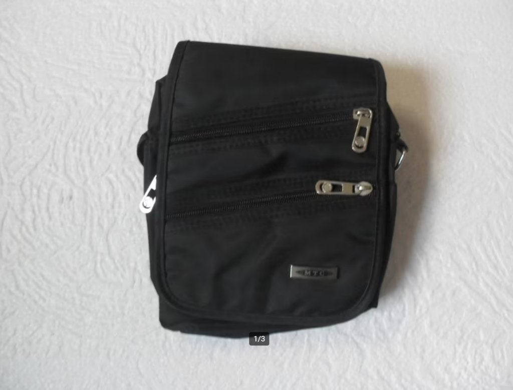 sac a bandoulière noir (mtc ) état neuf, Ophalen of Verzenden, Nieuw, Zwart, Overige merken