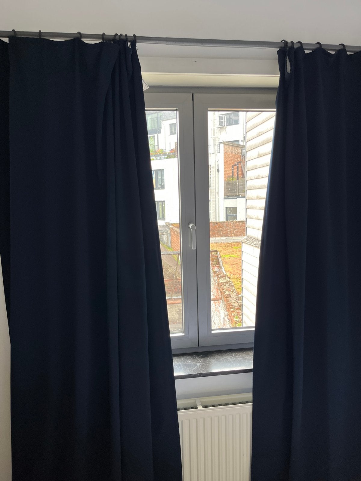 Blauwe gordijnen Ikea, Ophalen of Verzenden, Zo goed als nieuw