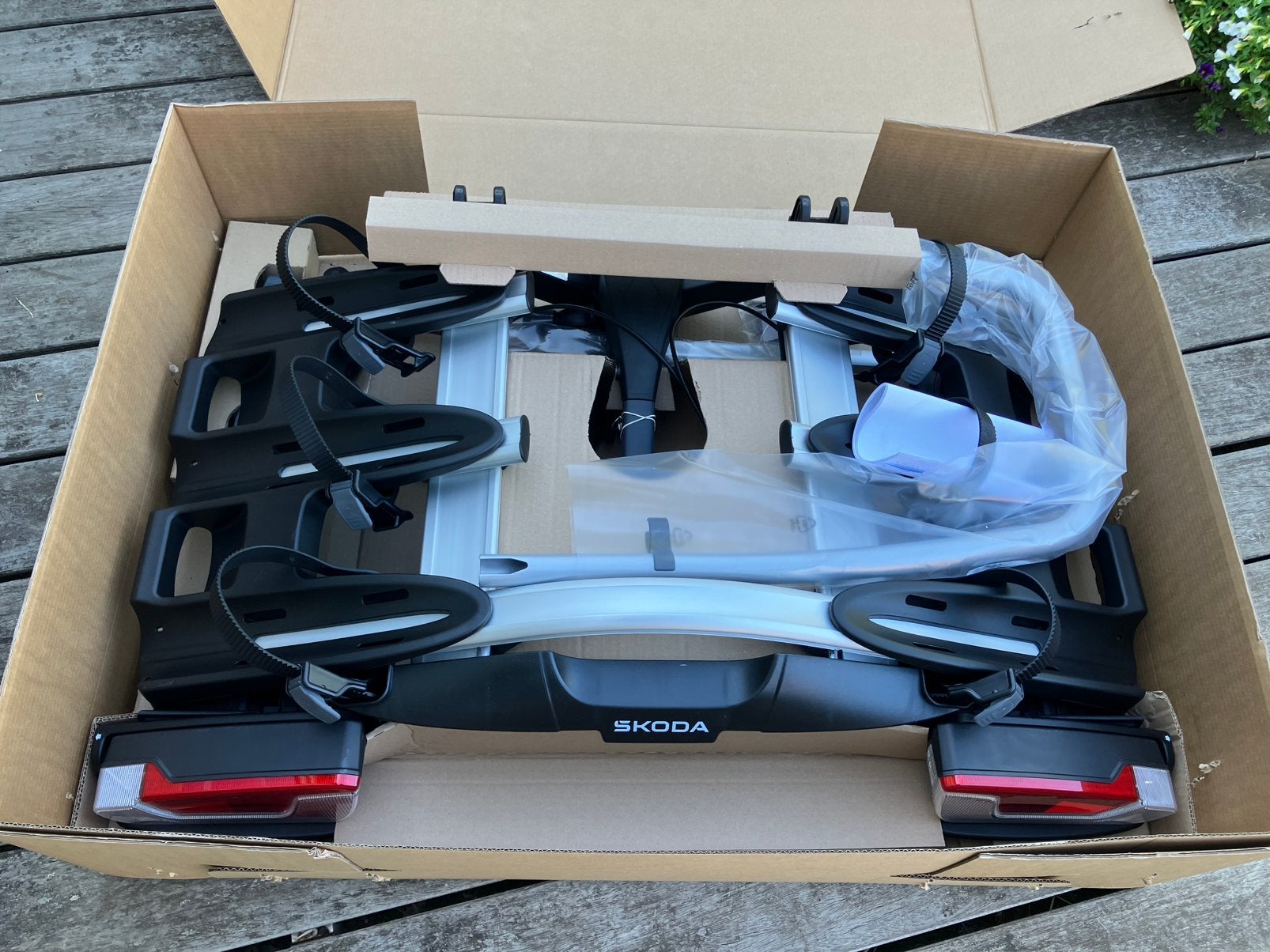 Thule fietsendrager 3 fietsen (nieuw!), Auto diversen, Fietsendragers, Ophalen, 3 fietsen of meer, Nieuw, Trekhaakdrager