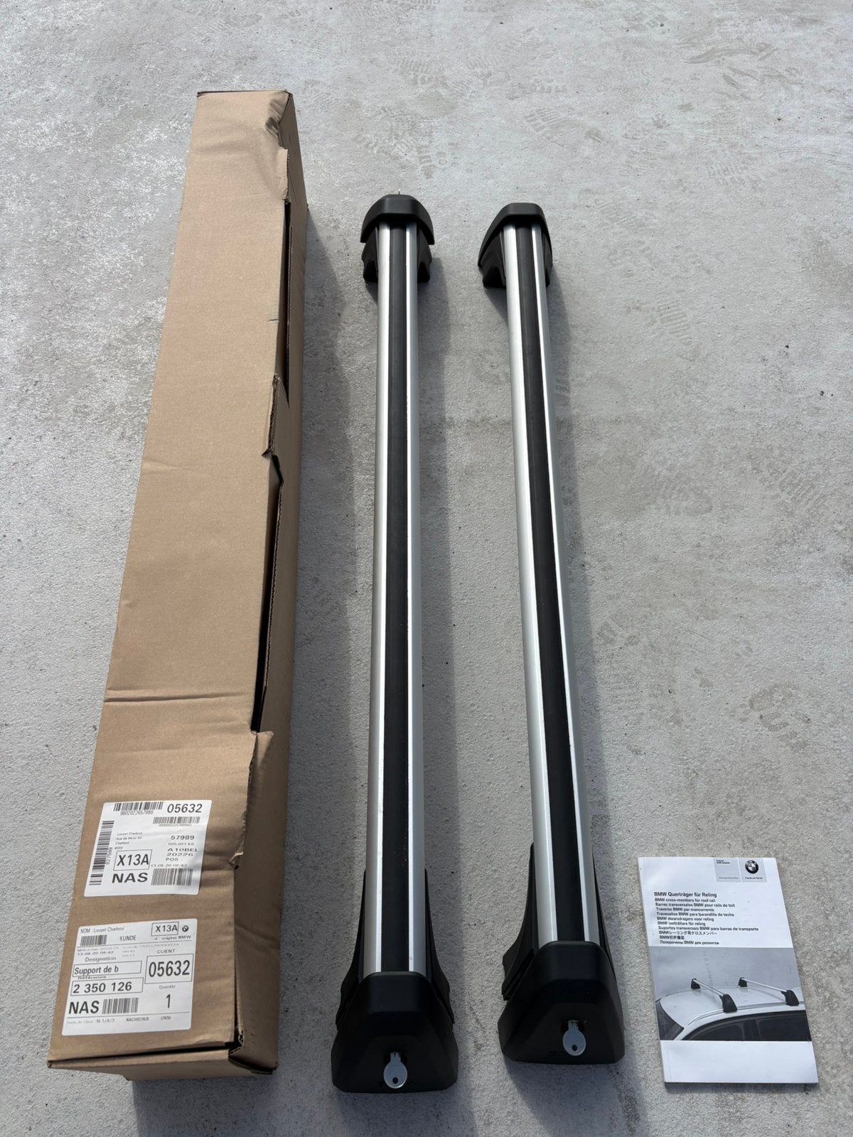 Barres de toit d’origine BMW X1 F48 F49, Enlèvement, Comme neuf
