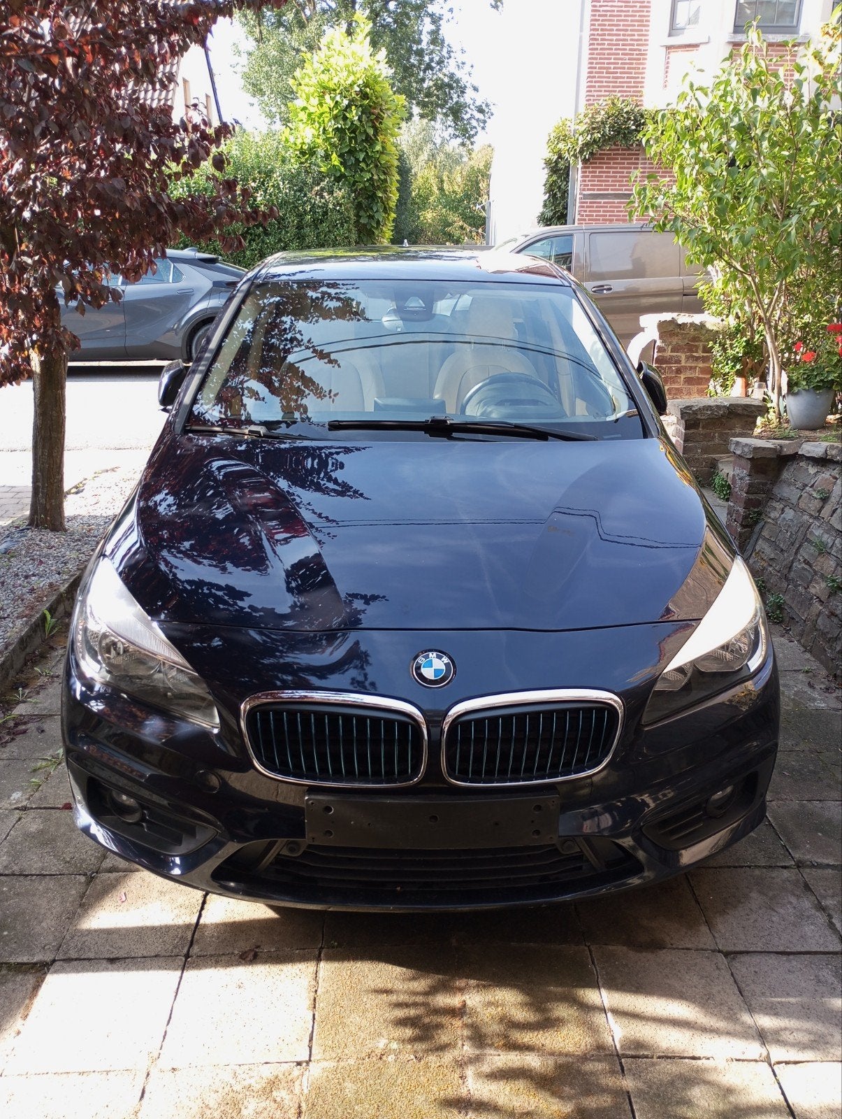 BMW 2017, Auto's, Automaat, Beige, Blauw, 5 deurs