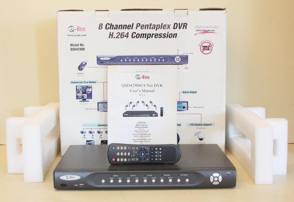 8Channel Pentaplex DVR H.264 Compression Professional Series, Audio, Tv en Foto, Videobewaking, Zo goed als nieuw, Ophalen of Verzenden