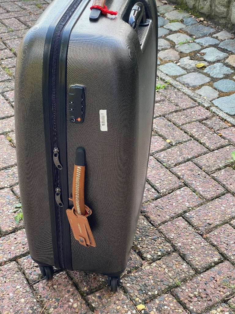 Reiskoffer, Hard kunststof, Zo goed als nieuw, Slot, Minder dan 35 cm