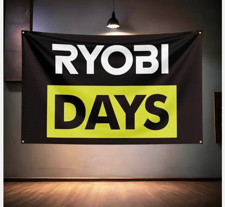 Grands drapeaux Ryobi (150 x 90 cm), Enlèvement ou Envoi, Neuf