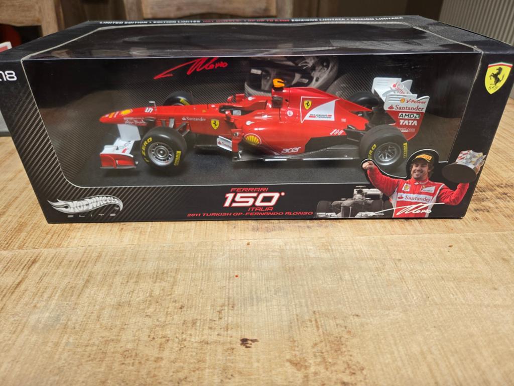 F1 1.18 Ferrari f150 italia Fernando Alonso, Enlèvement ou Envoi, Voiture