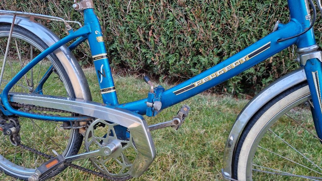Leuke vintage Peugeot plooifiets, 20 inch of meer, Gebruikt, Versnellingen, Ophalen