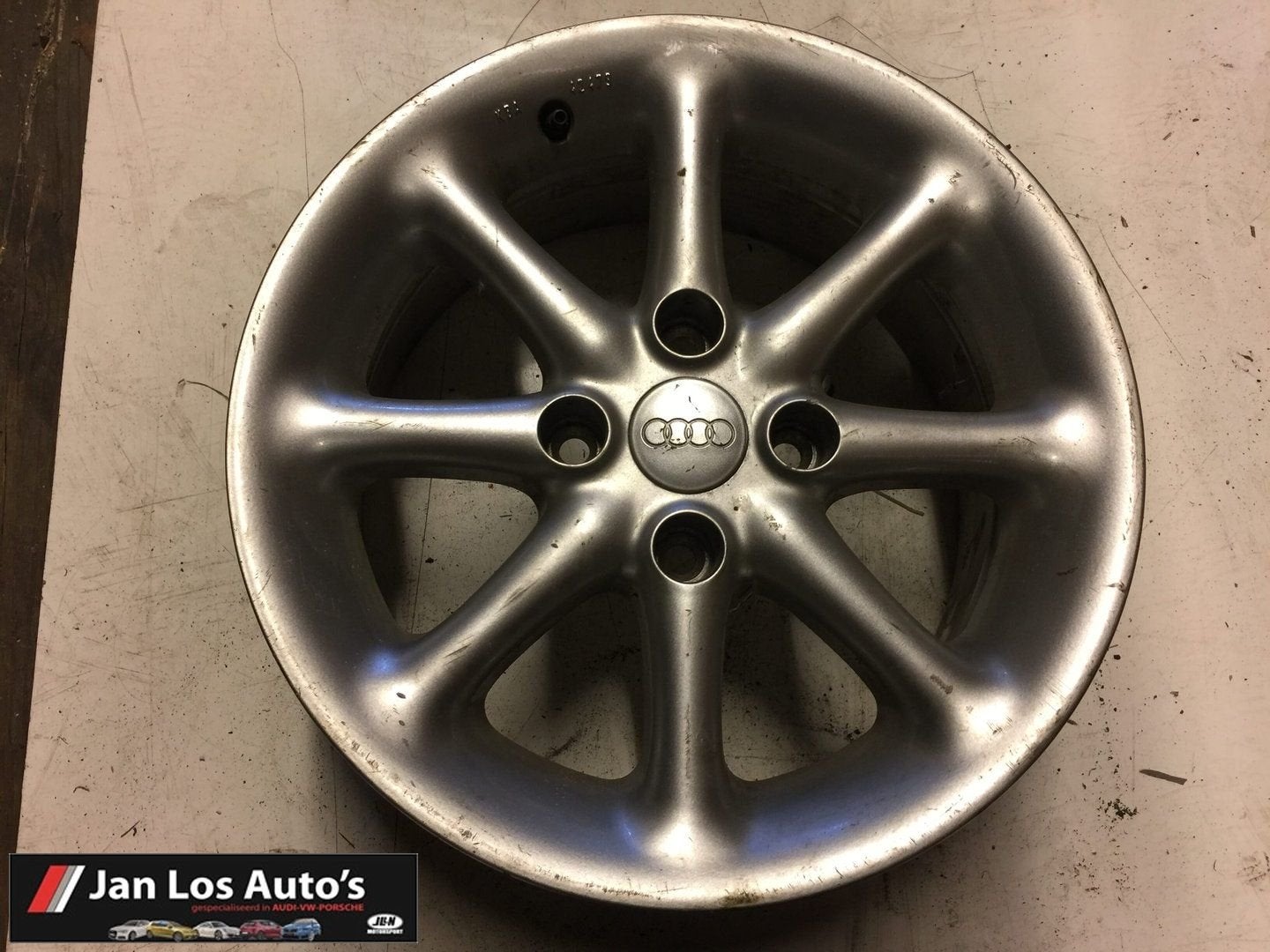 Velg lichtmetaal Audi 80 B4 4x108 7Jx15 ET37 8A0071492, Auto-onderdelen, Banden en Velgen, Gebruikt, 15 inch, -, -