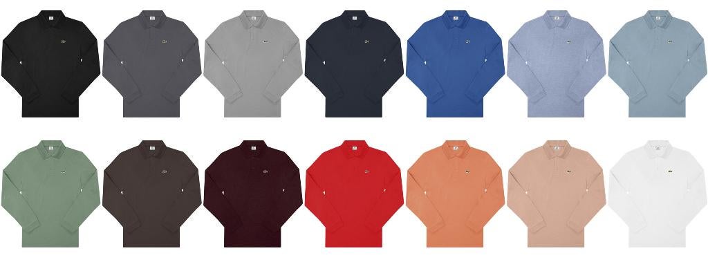 Lacoste polo lange mouwen classic fit S-5XL Nieuw, Kleding | Heren, Polo's, Overige kleuren, Verzenden, Lacoste, Nieuw