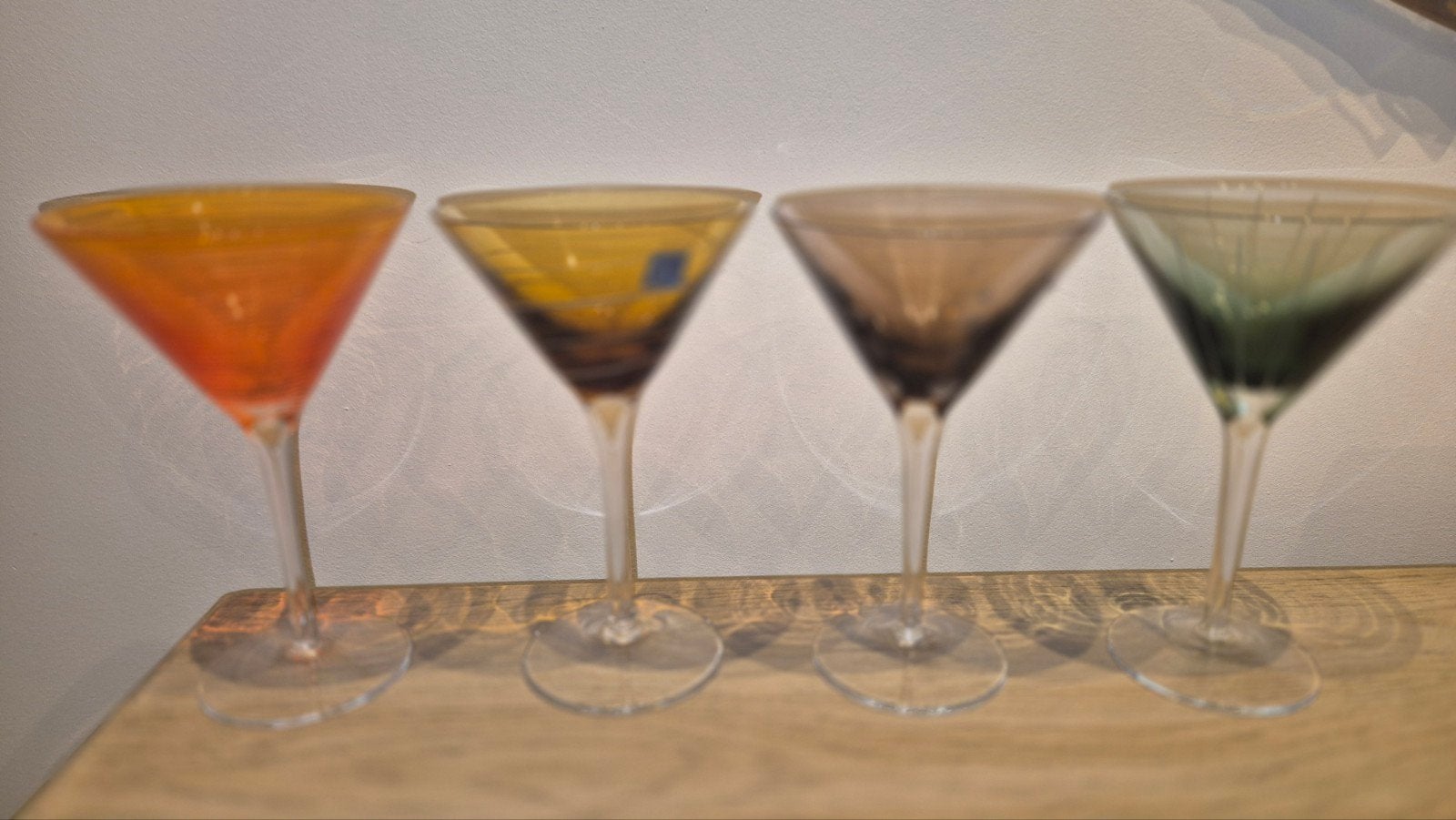 4 speciale cocktail glazen nooit gebruikt, Ophalen, Nieuw, Overige typen