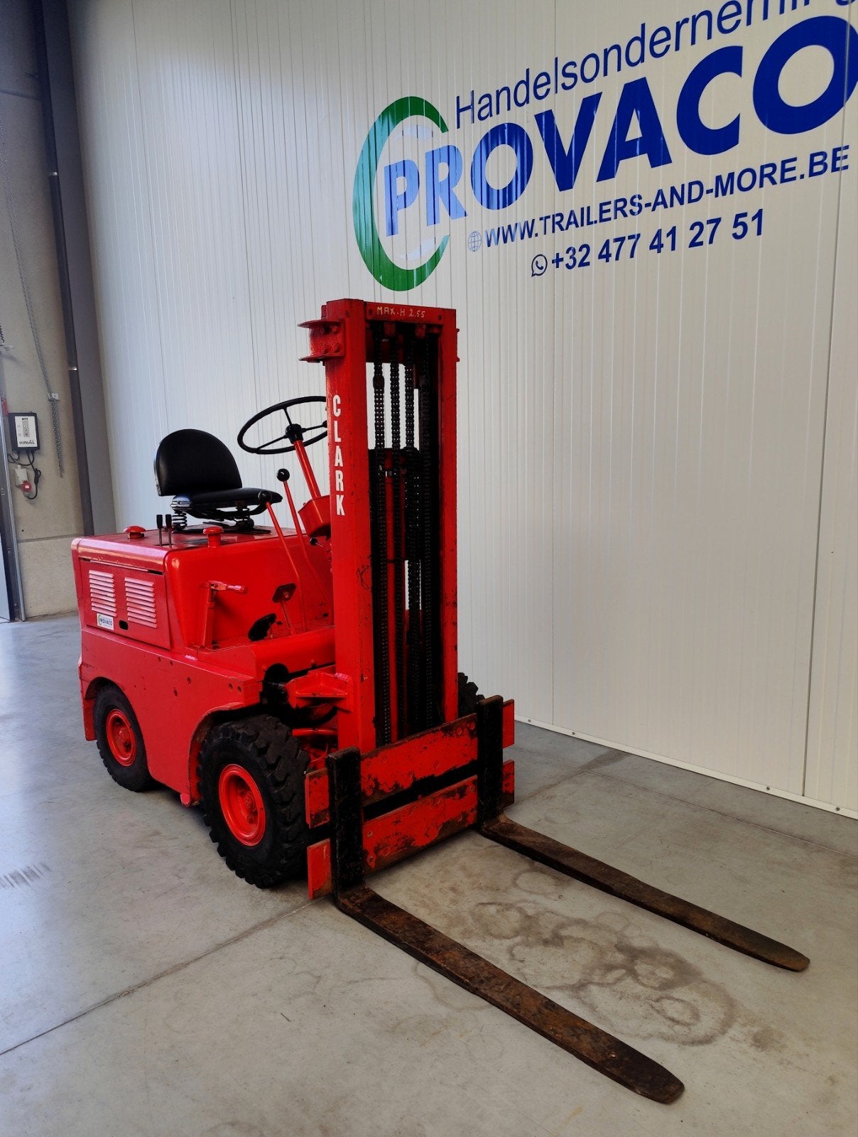 Clark Yardlift DY20–1.000 kg–Mercedes diesel–slechts 479uur, Zakelijke goederen, Machines en Bouw | Heftrucks en Intern transport