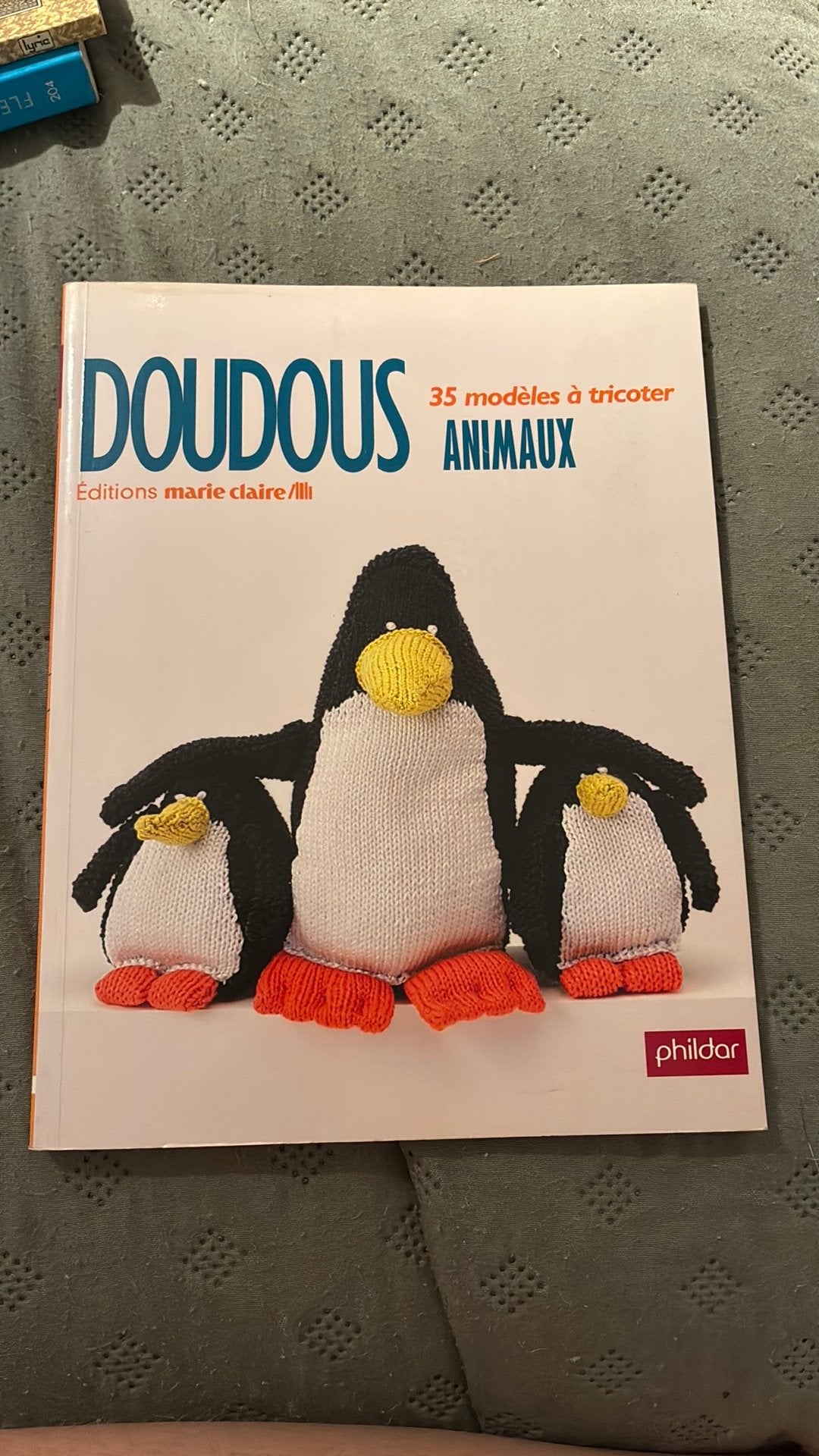 Livre doudou animaux edition marie claire marque phildar, Enlèvement ou Envoi, Comme neuf