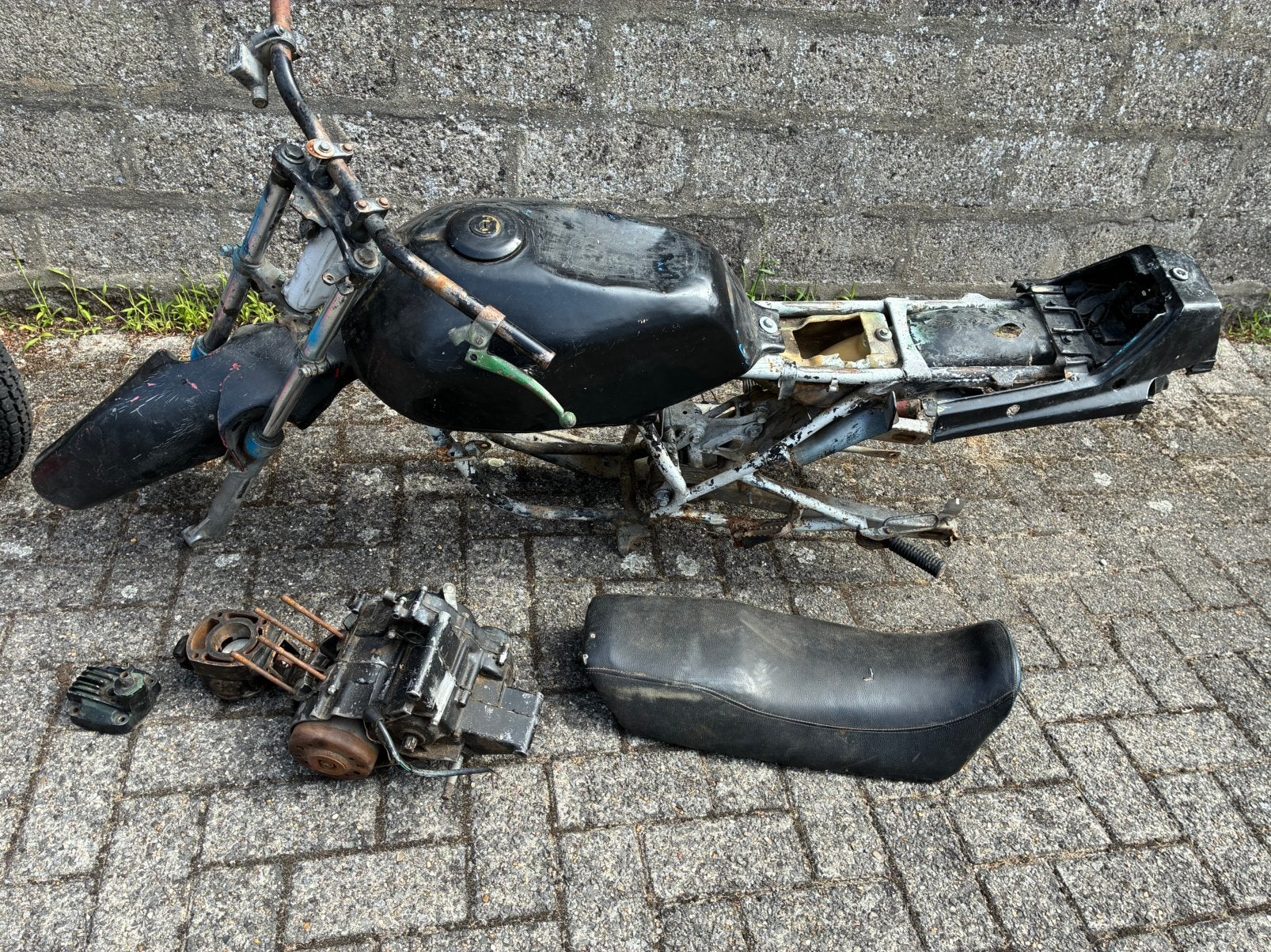 Fourche avant Honda MBX Frame Block.., Enlèvement