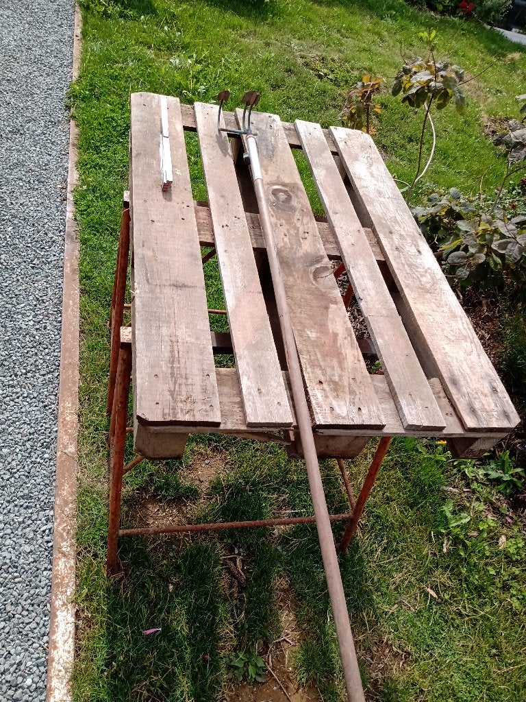 tuin drietand, krabber, schoffel, Ophalen, Gebruikt, Schoffel