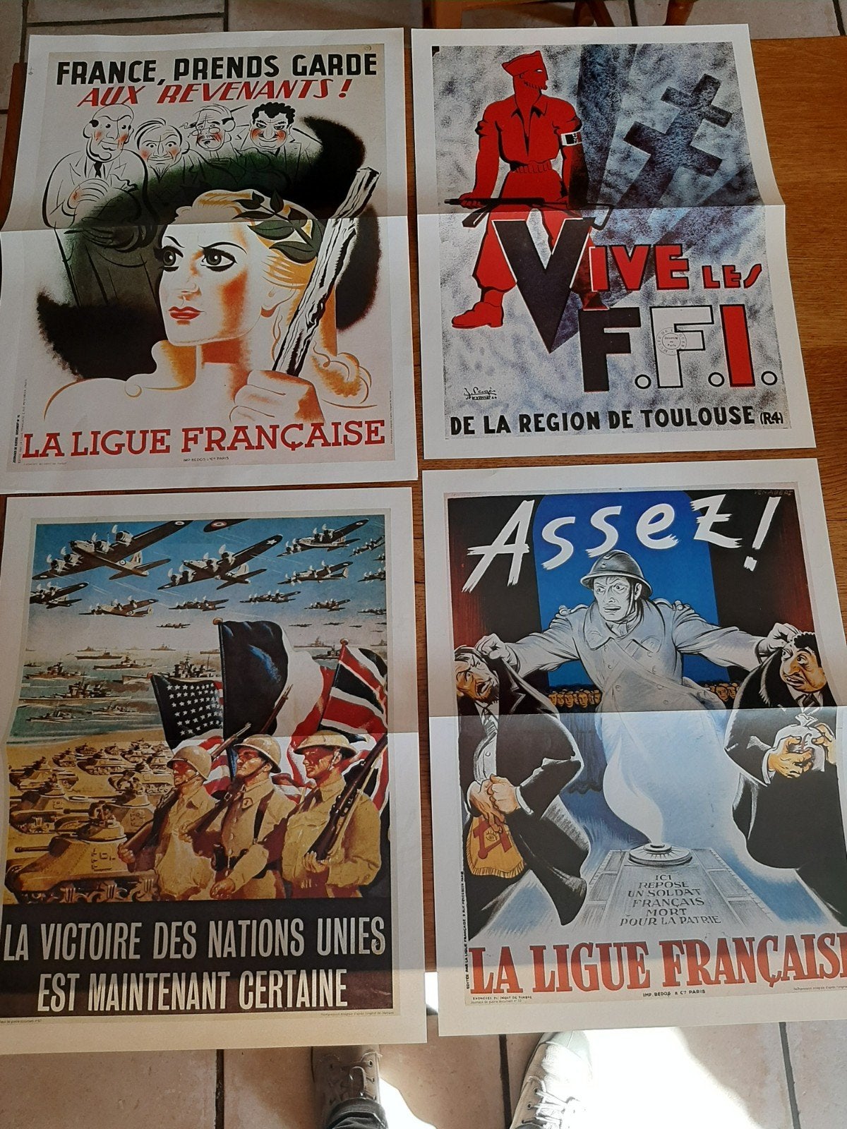 68 affiches de guerre 40-45, Livres, Enlèvement ou Envoi