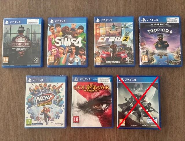 PS4 games te koop (nieuw), Games en Spelcomputers, Verzenden, Nieuw