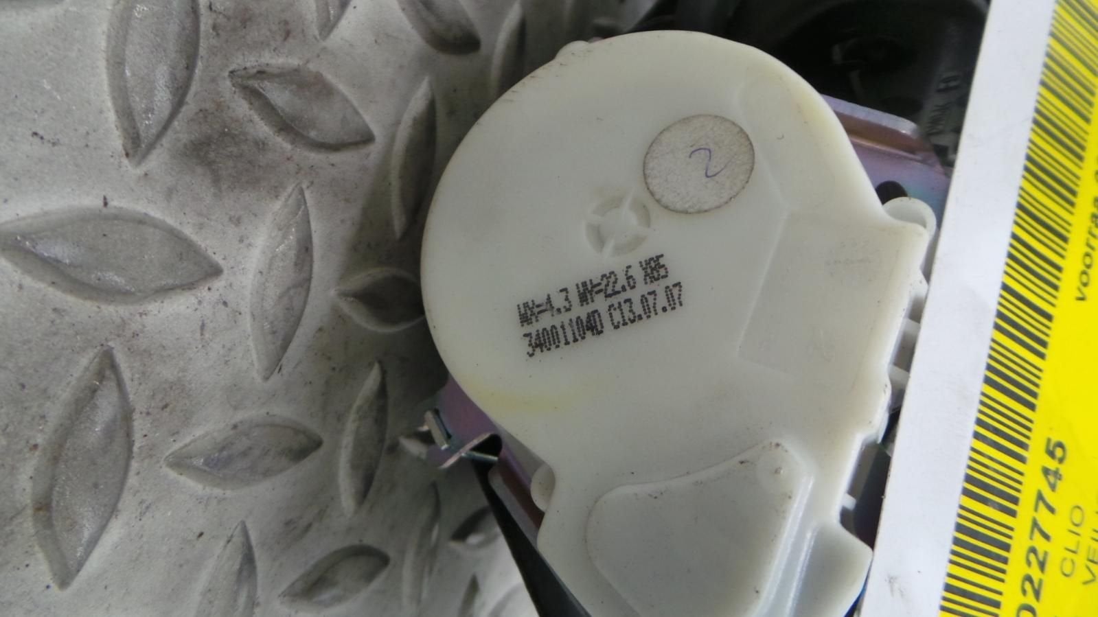 RENAULT CLIO VEILIGHEIDSGORDEL 2009, Ophalen of Verzenden, Gebruikt, Stiba lid