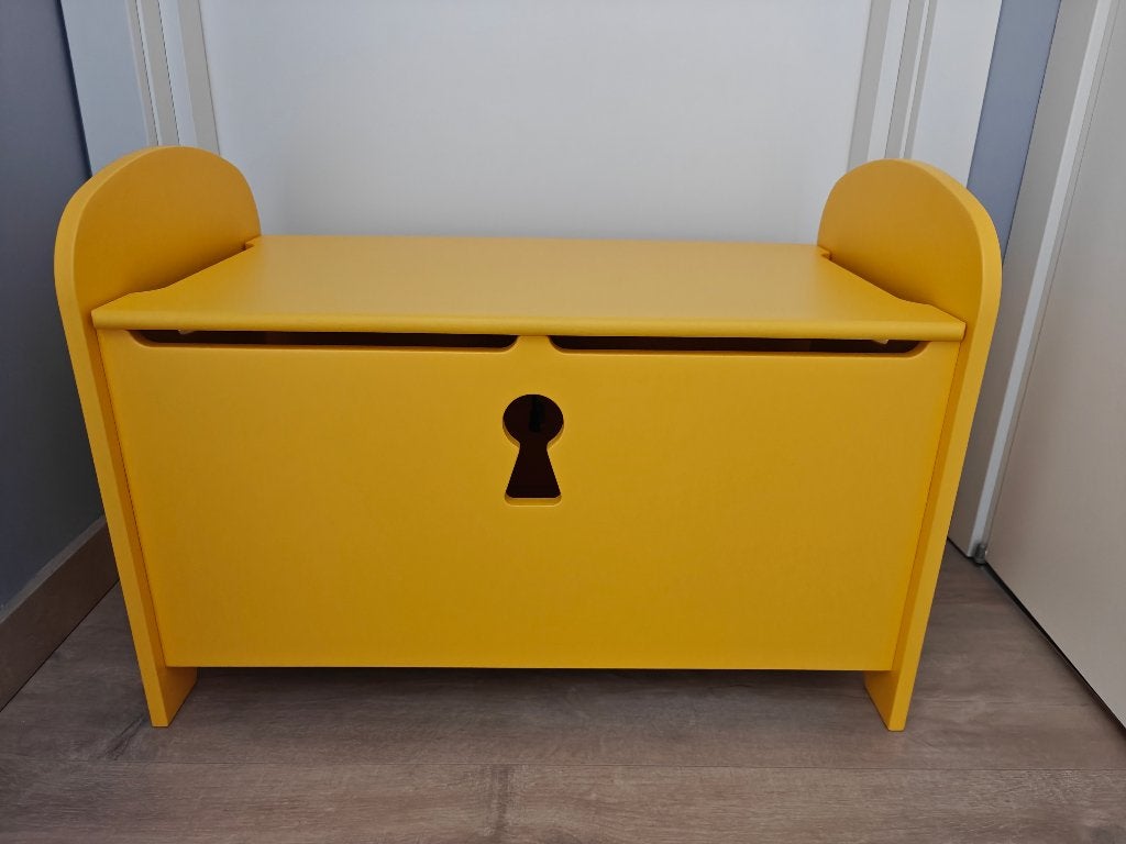 ikea Trogen gele speelgoedkist, Ophalen, Zo goed als nieuw, Overige typen
