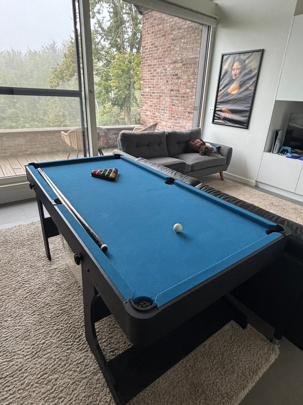 Opplooibare pooltafel 6ft (180), Sport en Fitness, Ophalen, Gebruikt, Pooltafel
