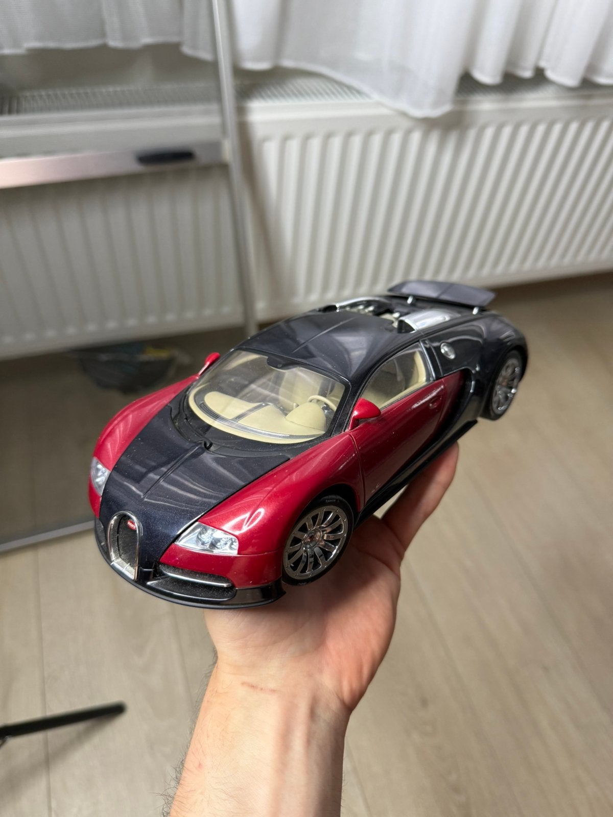 Bugatti Veyron Autoart 1/18, Hobby en Vrije tijd, Modelauto's | 1:18, Zo goed als nieuw, Auto, Autoart, Ophalen of Verzenden