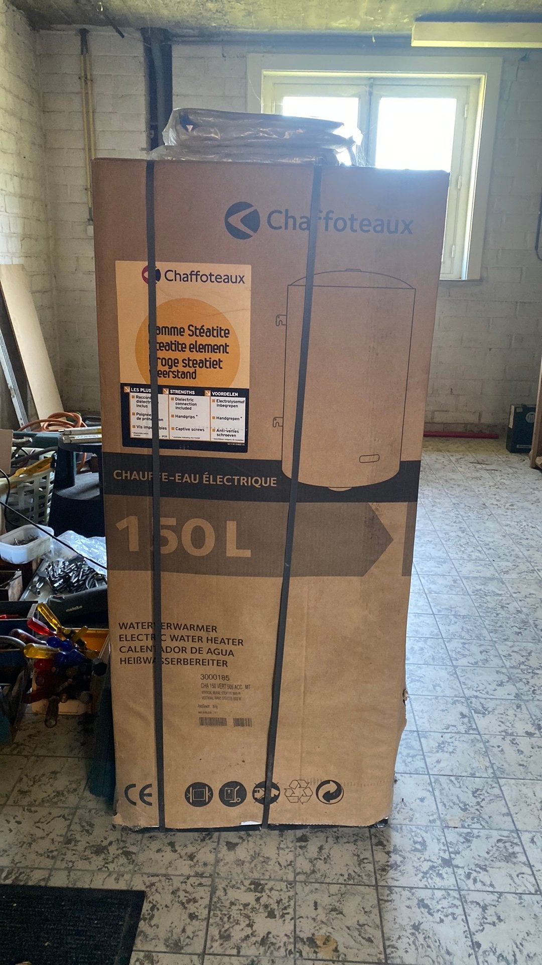 Waterverwarmer, Doe-het-zelf en Bouw, Ophalen, 100 liter of meer, Nieuw, Boiler