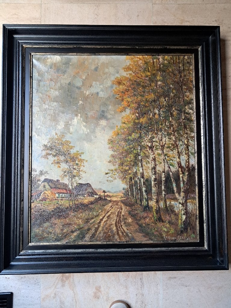 Schilderij frans van genesen 90 op 100, Ophalen