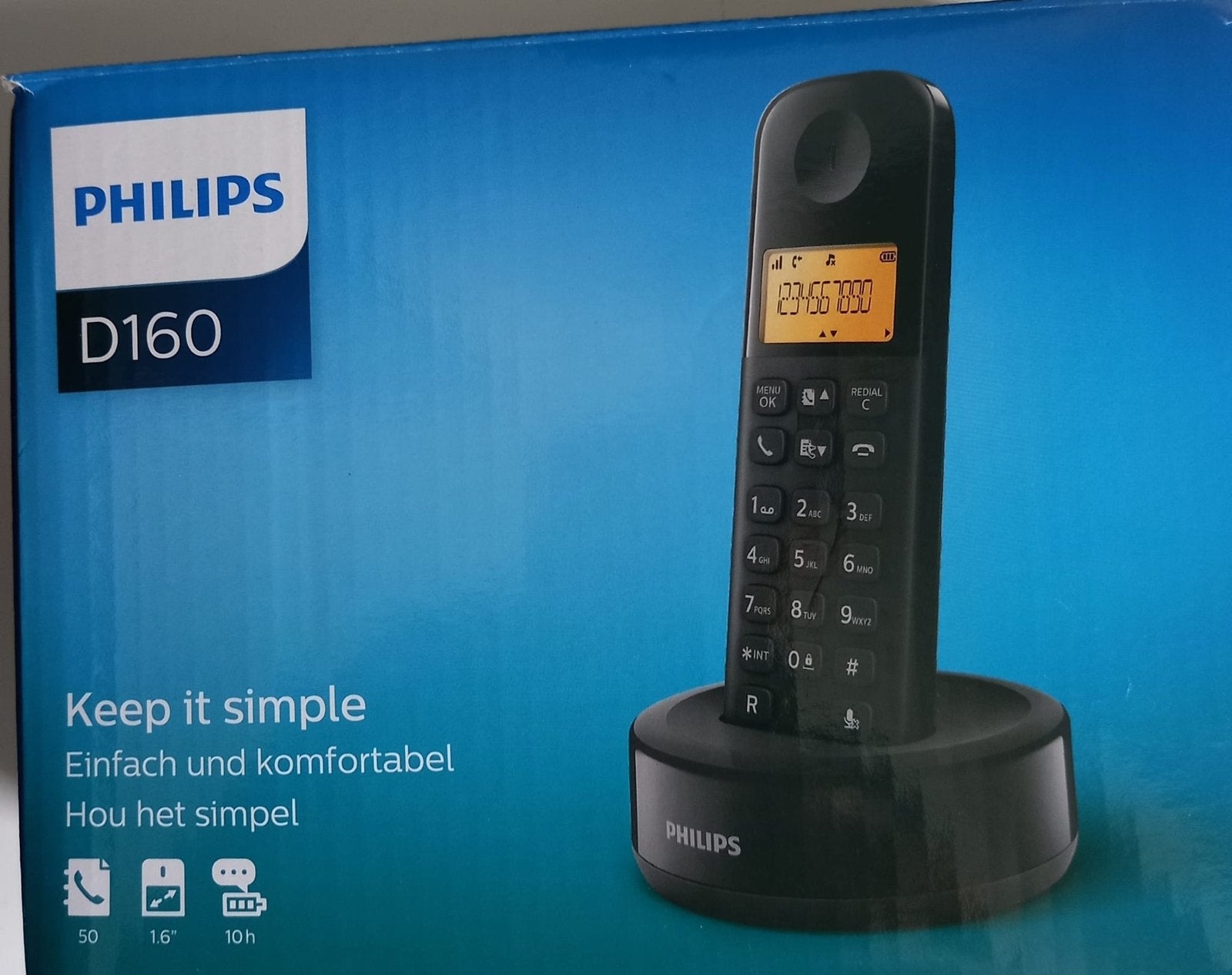 Draadloze  telefoon, Ophalen, Gebruikt
