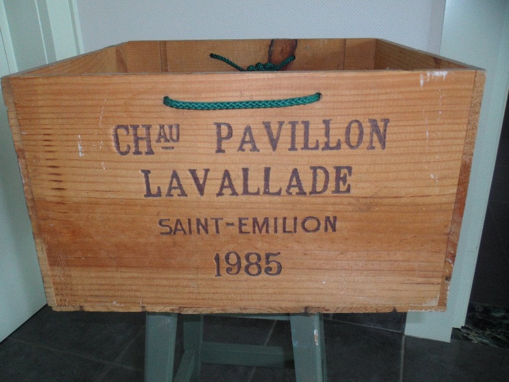 houten wijnkist, Enlèvement, Utilisé, Moins de 50 cm, 5 – 50