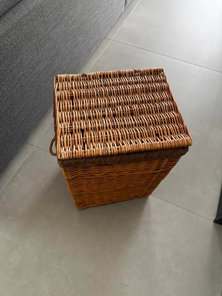 Rieten wasmand mand, Enlèvement, Utilisé, Panier