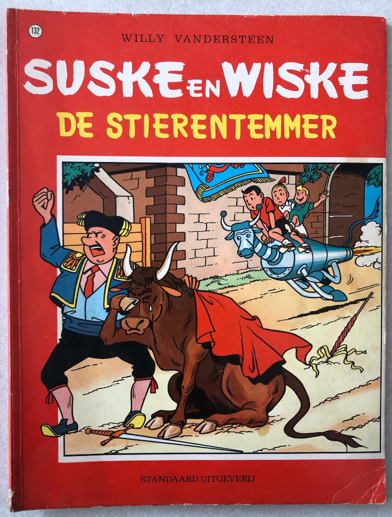 stripverhaal Suske en Wiske De Stierentemmer. 1972, Gelezen, Willy Vandersteen, Eén stripboek, Ophalen of Verzenden