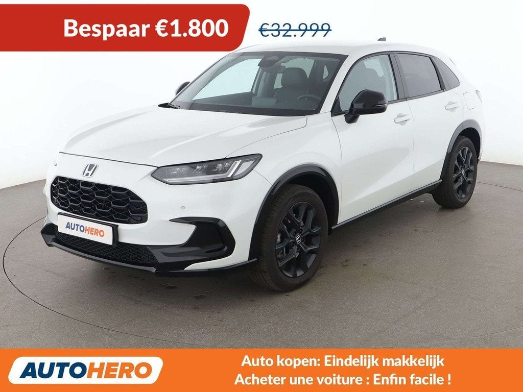 Honda Zr-V 2.0 i-MMD Hybrid Sport (bj 2024, automaat), Auto's, Gebruikt, ZR-V, Wit, 184 pk