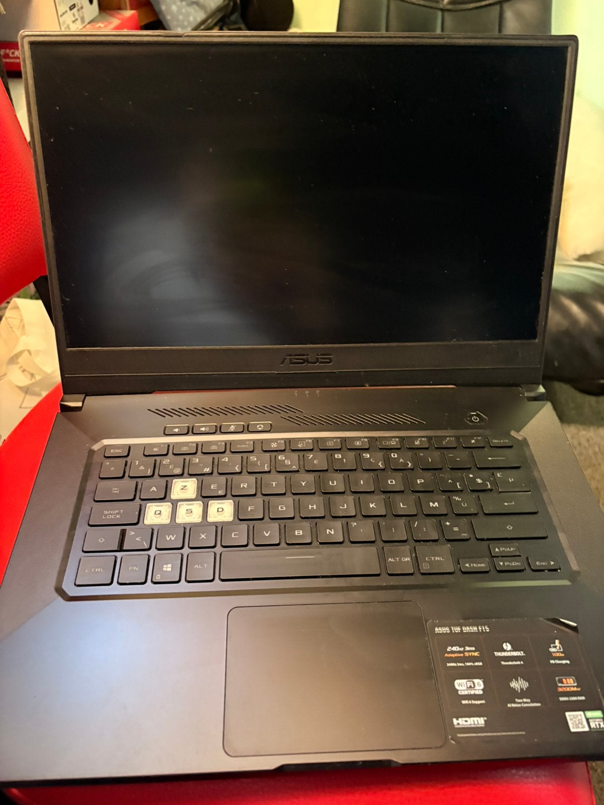Gaming laptop, Comme neuf, Gaming, SSD, Azerty