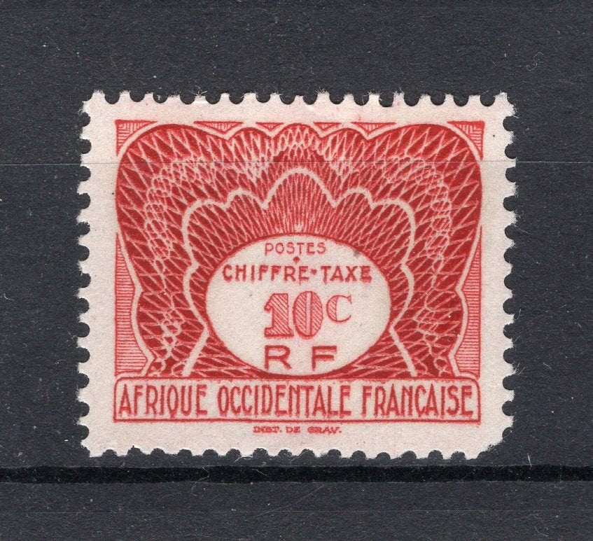 AFRIQUE OCCIDENTALE Yt. T1 MH Portzegel 1947, Verzenden, Overige landen, Postfris
