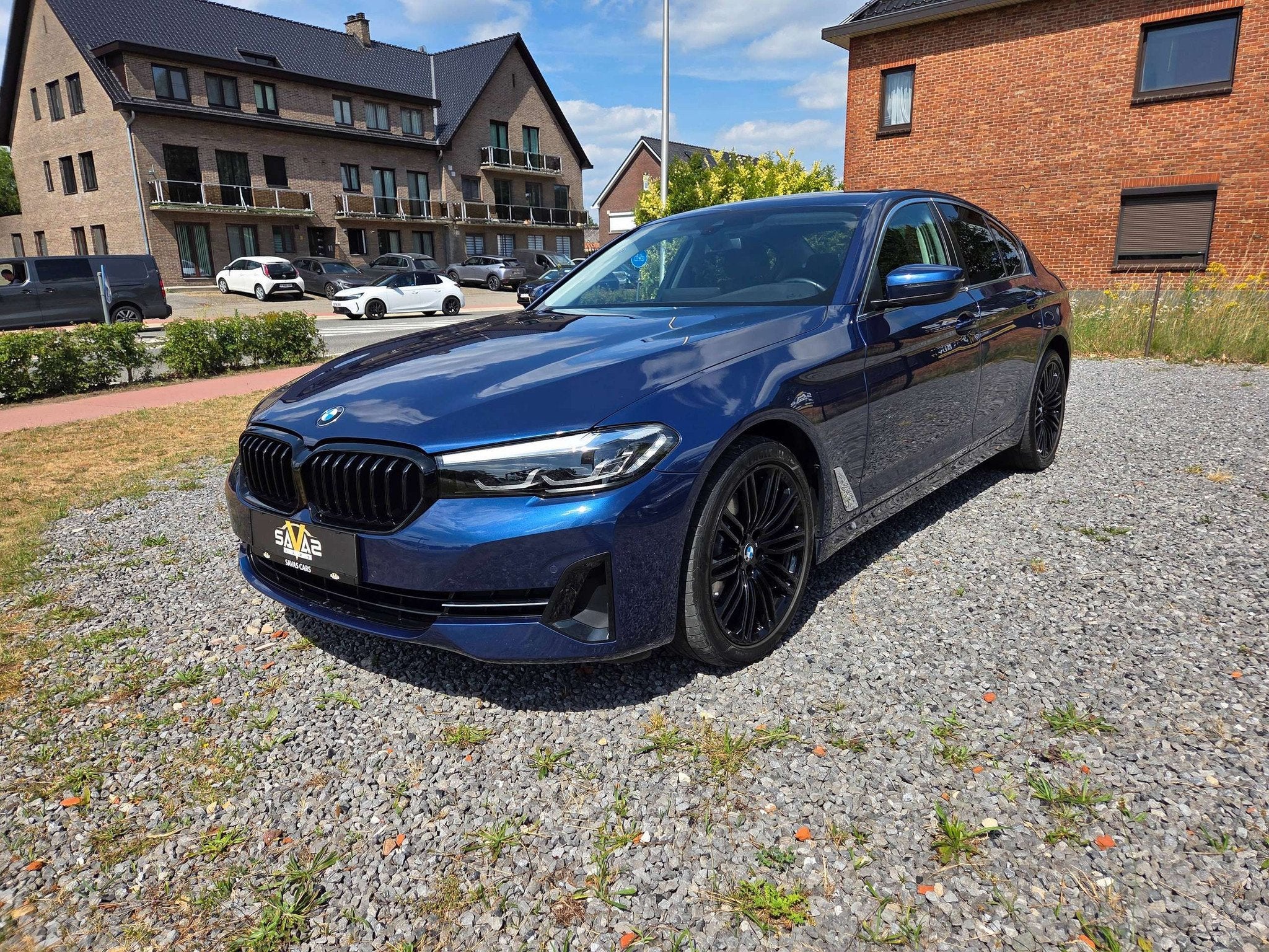 BMW 520 520iA/Apple-Android/Mild hybride, Auto's, BMW, Automaat, Gebruikt, Blauw, Bedrijf