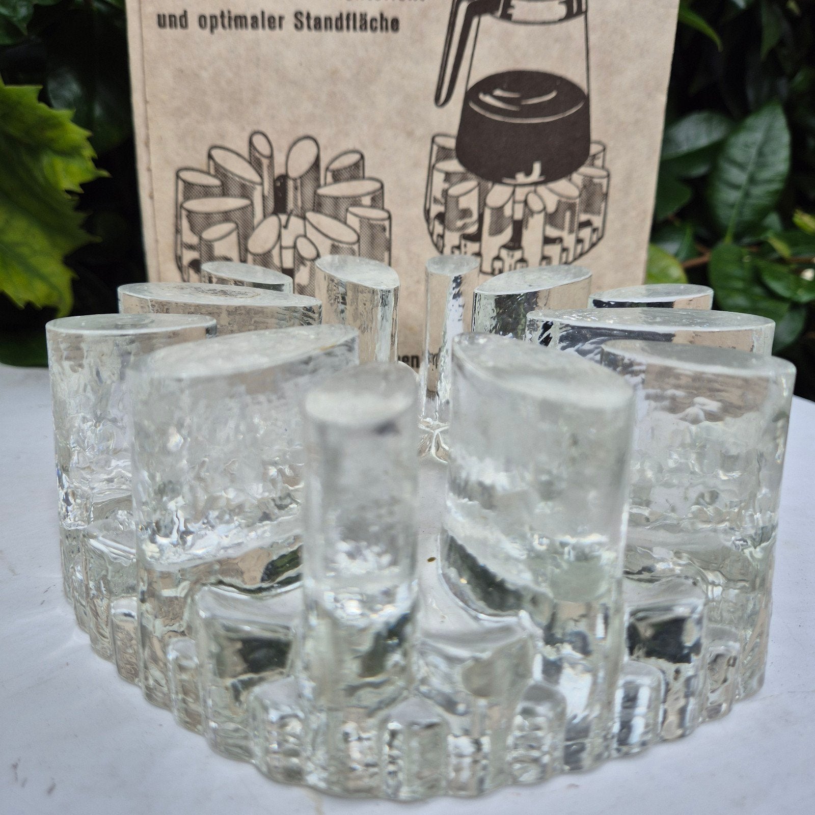 rechaud, Georg Schütte, Bel Mondo, Glasdesign, Antiek en Kunst, Ophalen of Verzenden