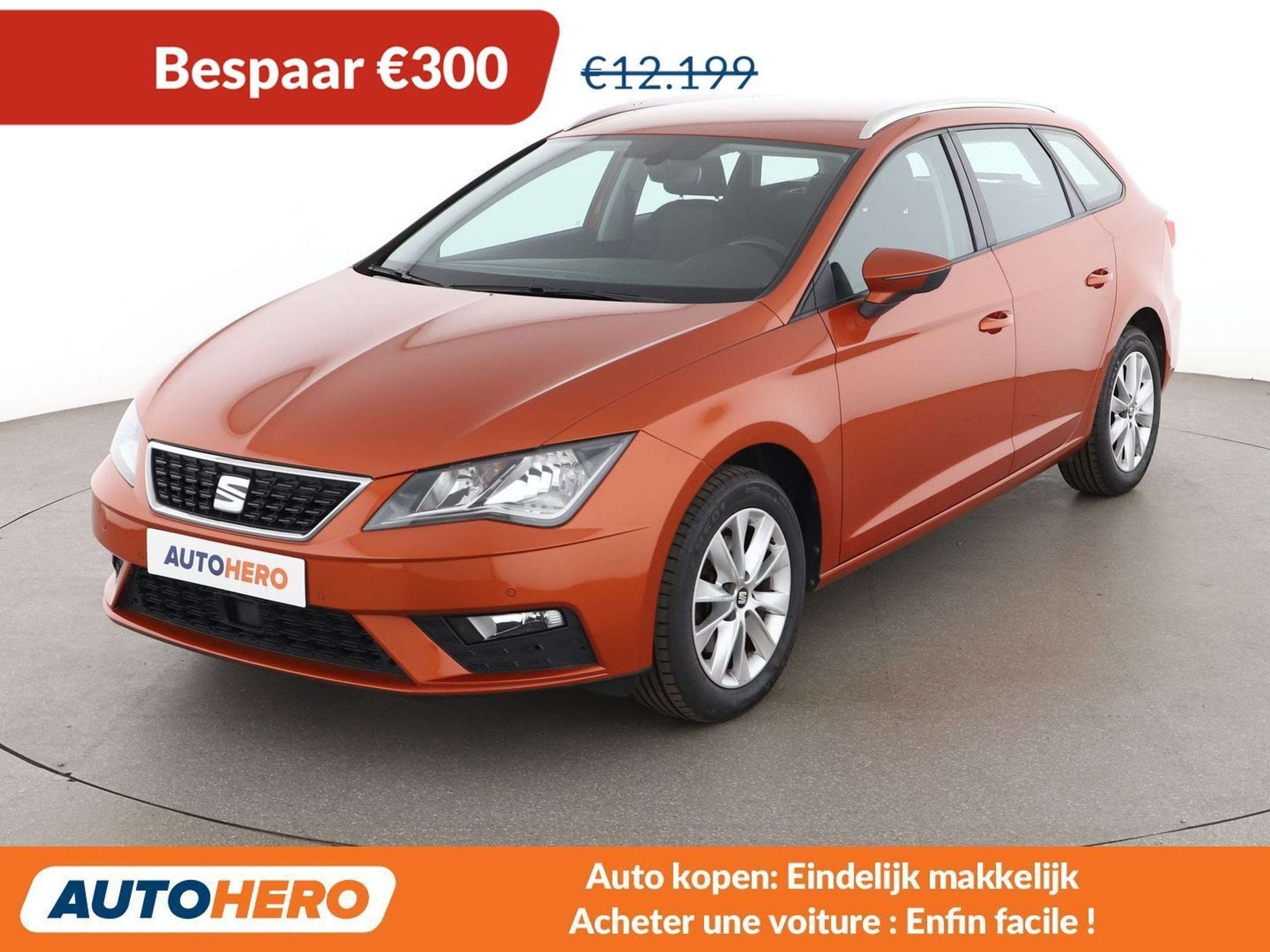 SEAT Leon 1.5 TSI ACT Style (bj 2018), Auto's, Voorwielaandrijving, Stof, Overige kleuren, Leon