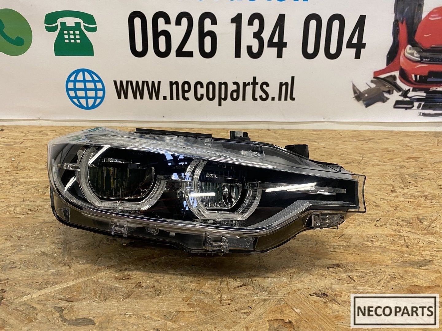 BMW 3 SERIE F30 F31 LCI VOL LED KOPLAMP COMPLEET 8738712-02, Gebruikt, -, -, Ophalen of Verzenden