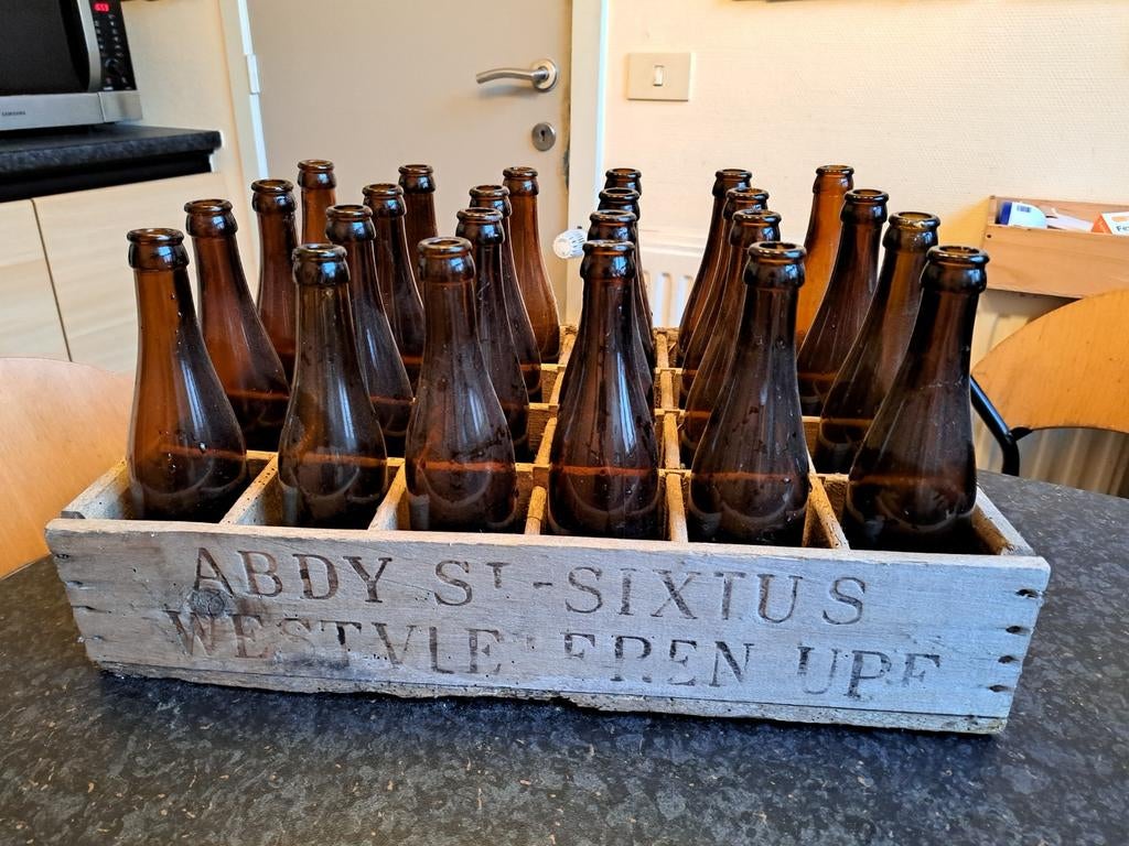 Oude bak Westvleteren, Verzamelen, Ophalen, Flesje(s)