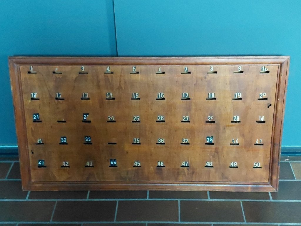 Armoire d'épargne de café ancienne authentique - avec fentes, Antiquités & Art, Enlèvement