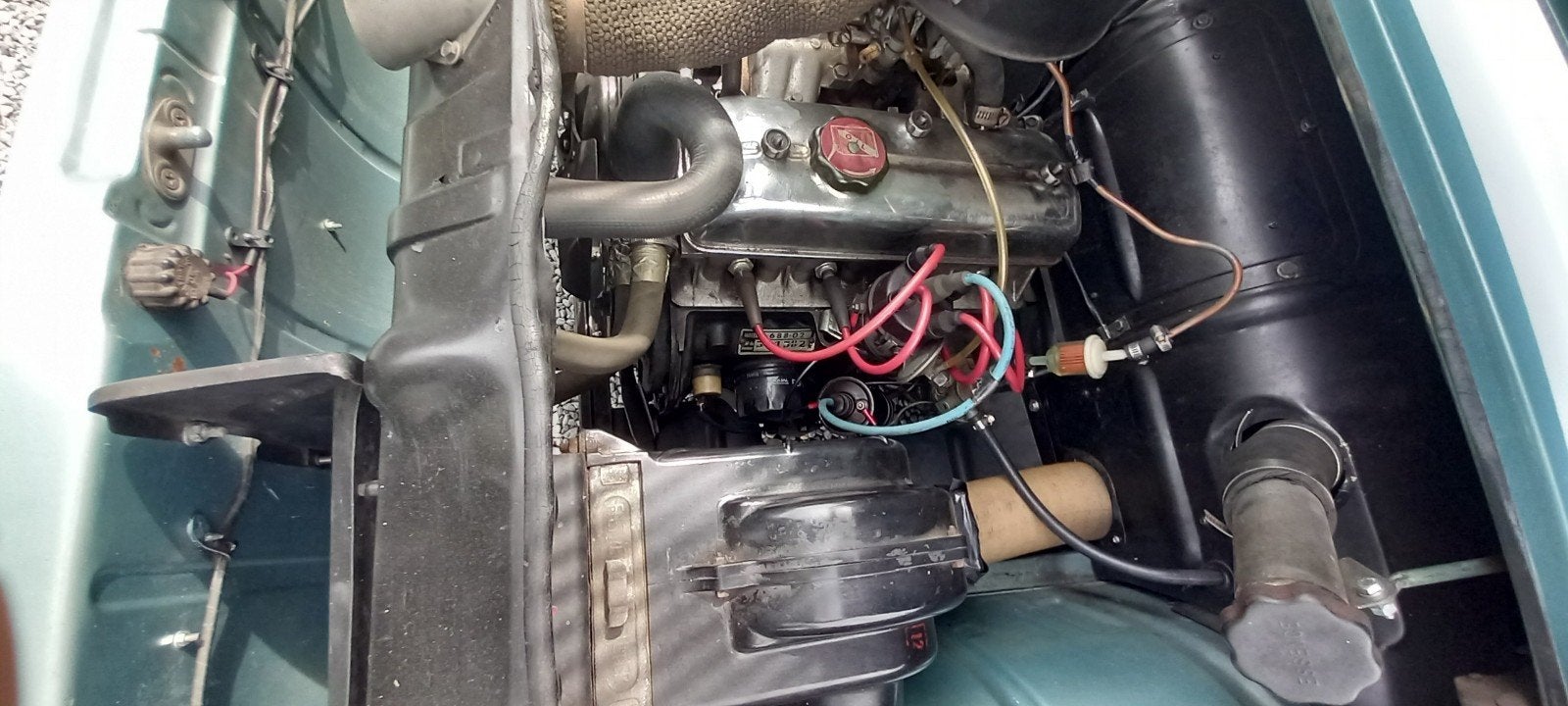 Renault Caravelle 1963, Auto's, Cabriolet, Blauw, Particulier, Te koop