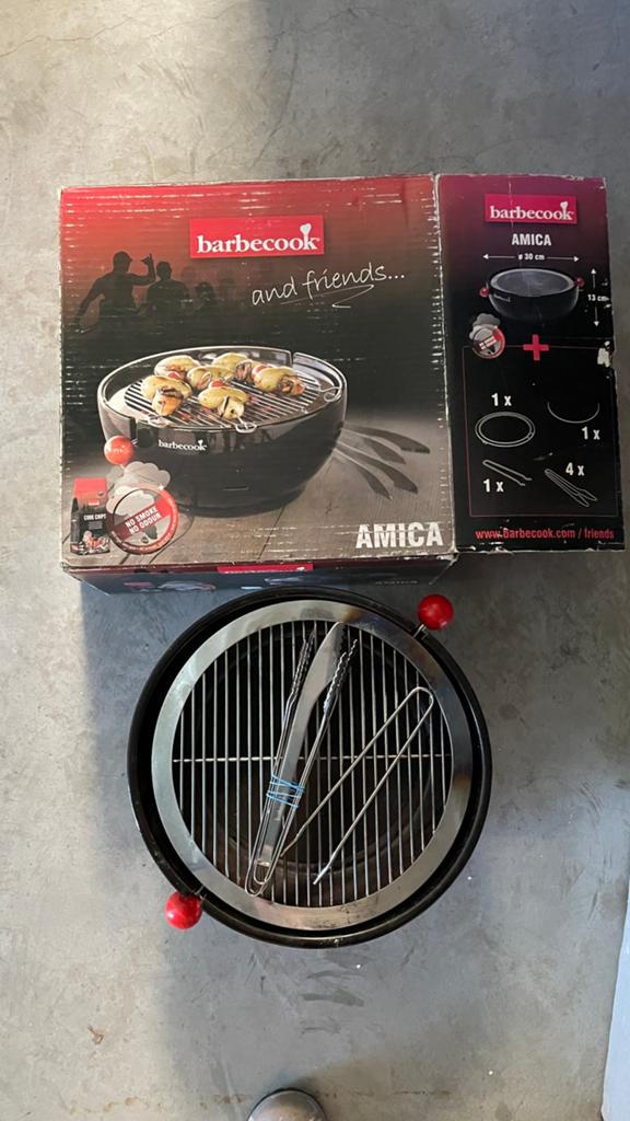 Barbecook tafelbbq amica, Ophalen, Gebruikt