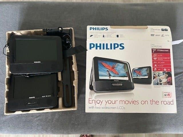 draagbare PHILIPS DVD-speler PD7022, Philips, Draagbaar, Zo goed als nieuw, Ophalen