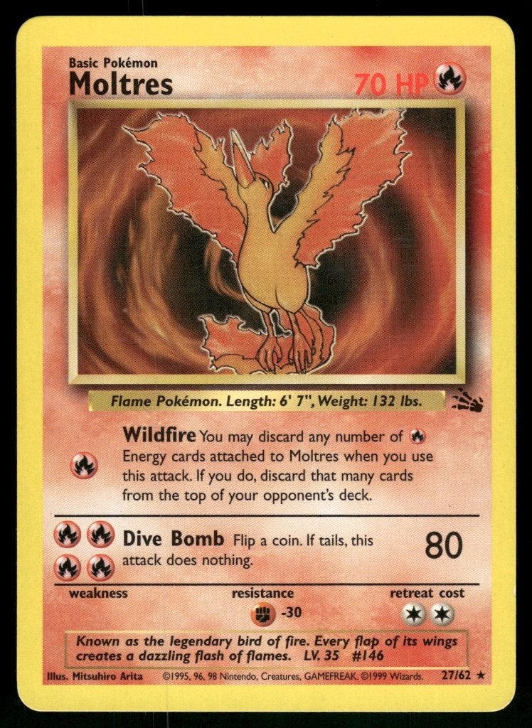 Moltres 27/62 - Fossil (NM), Verzenden, Gebruikt