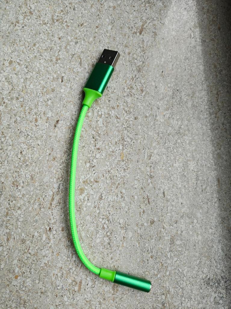Audiokabel van USB naar 3,5 mm jack, Ophalen of Verzenden, Nieuw