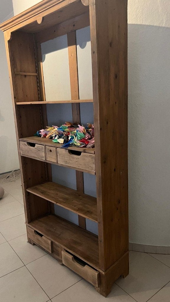 Etagere/bibliotheque en bois, Maison & Meubles, Enlèvement, Utilisé