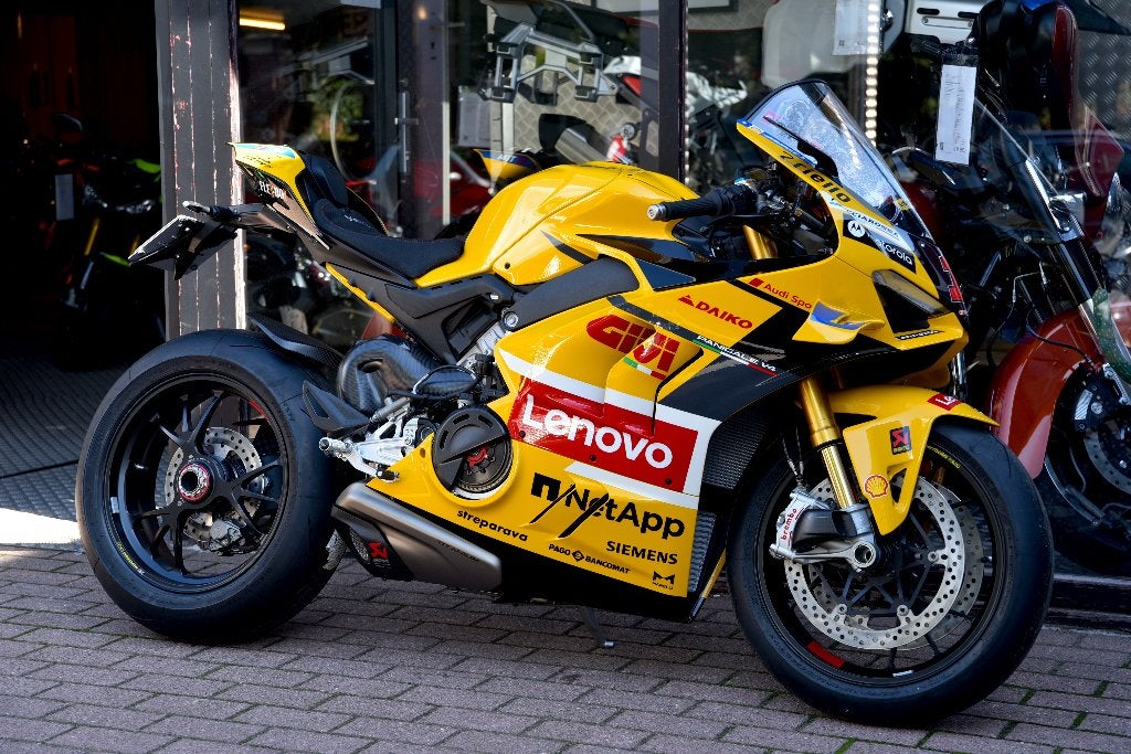 DUCATI PANIGALE V4S BAGNAIA 2023 WORLD CHAMP ***MOTOVERTE.BE, Entreprise, Occasion, Sport, 1100 cm³