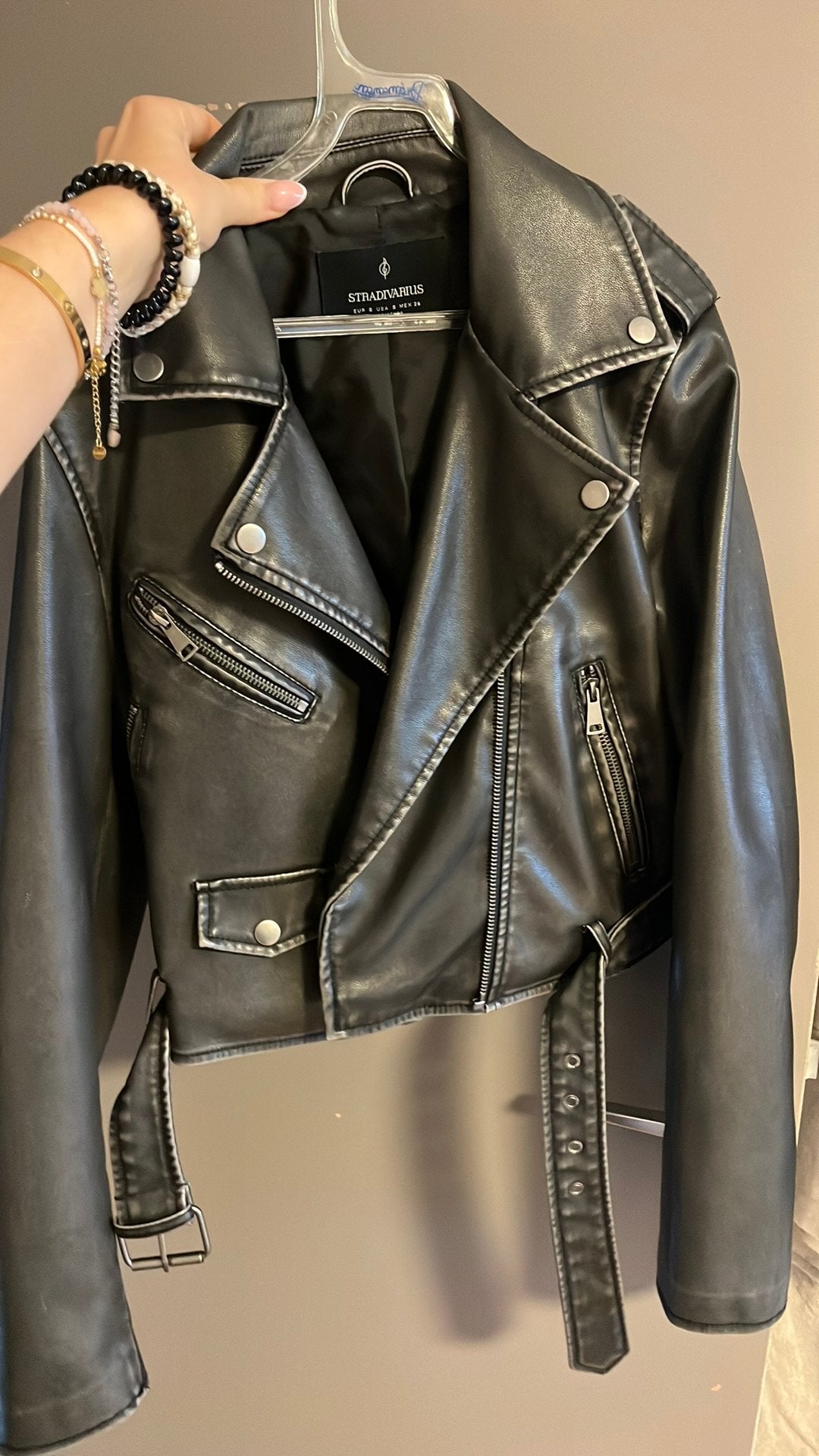 JASJE Zwart/donker grijs - Stradivarius - Small, Vêtements | Femmes, Enlèvement ou Envoi, Porté, Taille 36 (S), Noir